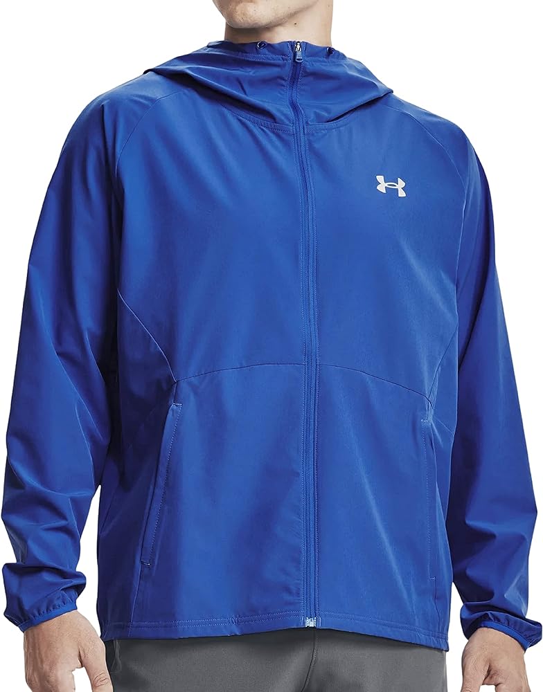 Under Armour Men's UA Stretch Woven Hooded Active Track Full Zip STORM Jacket 1362398