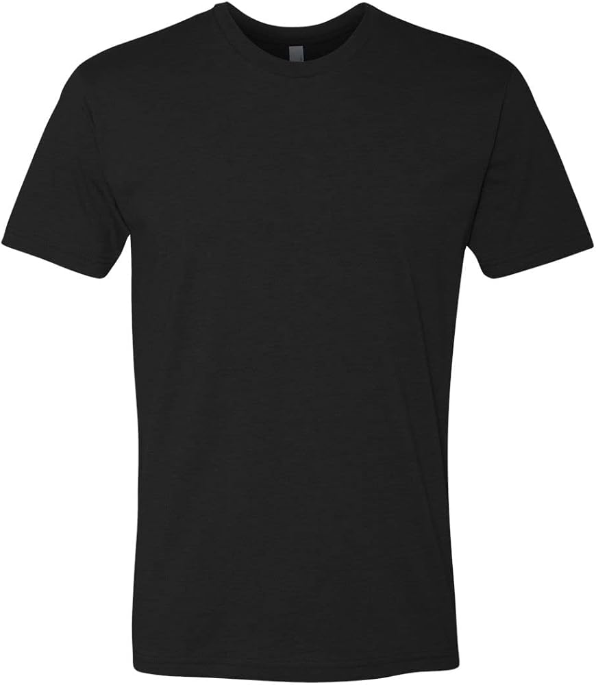 Next Level N6210 T-Shirt, Black + Silk (2 Pack), Medium