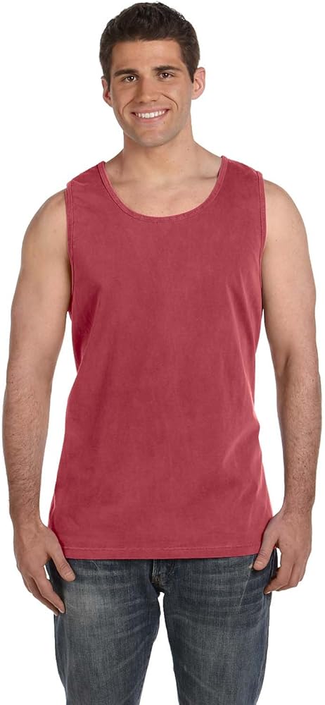 Comfort Colors C9360 Ringspun Garment-Dyed Tank - Crimson - M