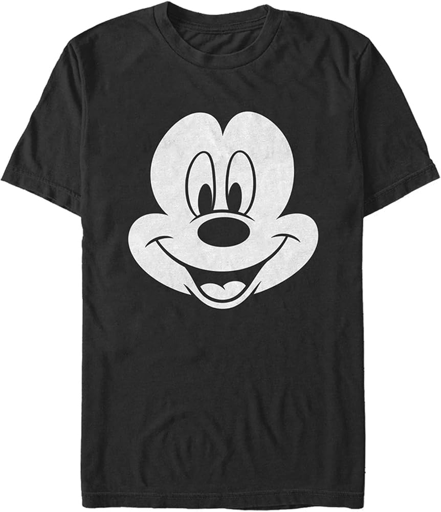 Disney Classic Big Face Mickey Men's Tops Short Sleeve Tee Shirt