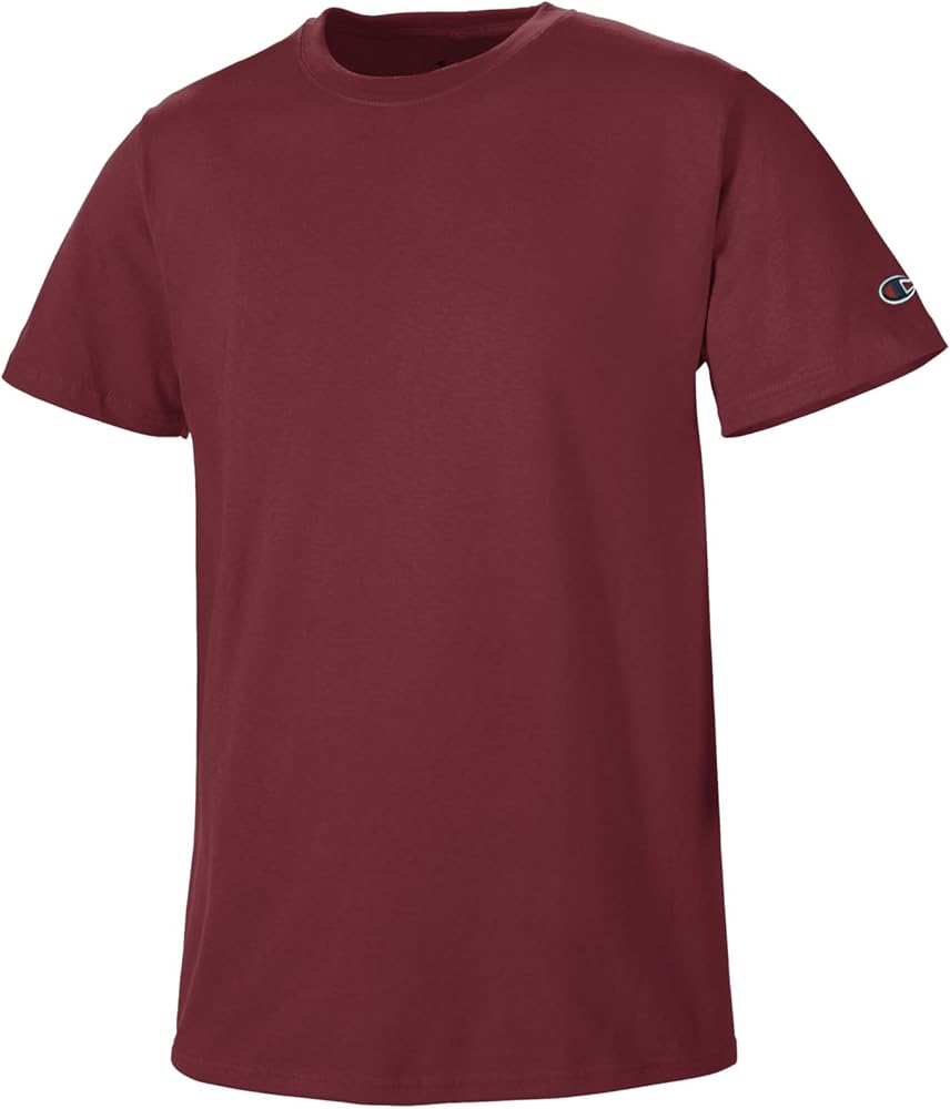 Champion Men's Basic Short Sleeve Tee Shirt_Maroon_2XL