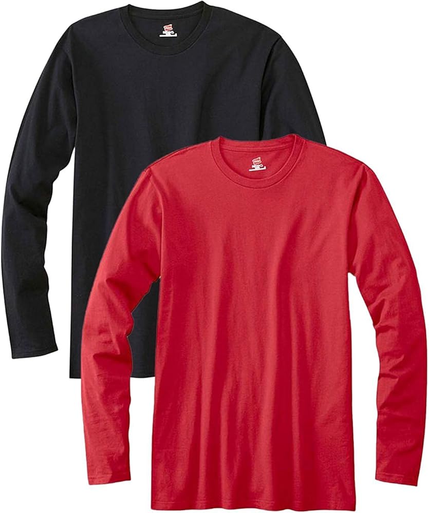 Hanes TAGLESS Nano-T Men's Long-Sleeve Tee