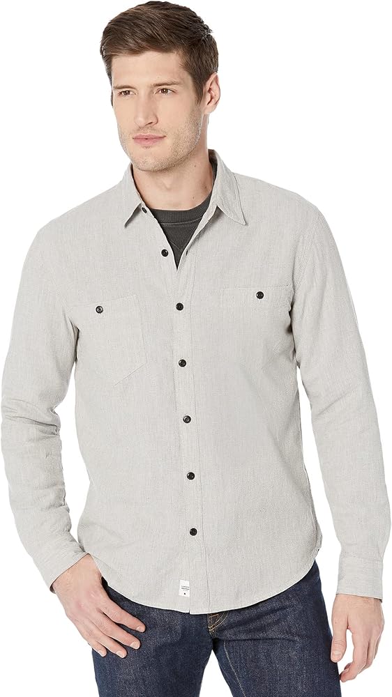 Lucky Brand Mens Jaybird Workwear Long Sleeve Shirt