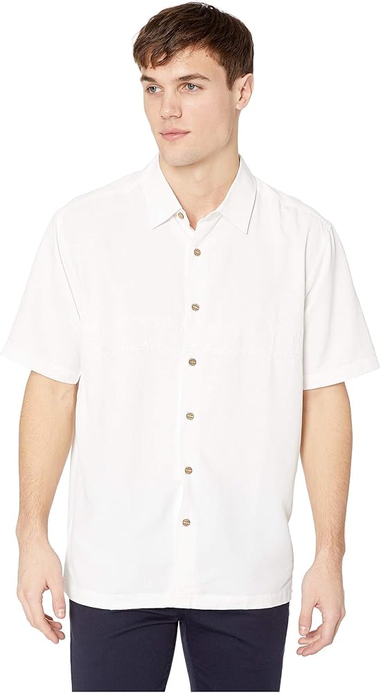 Quiksilver Men's Tahiti Palms 4 Button Up Woven Top