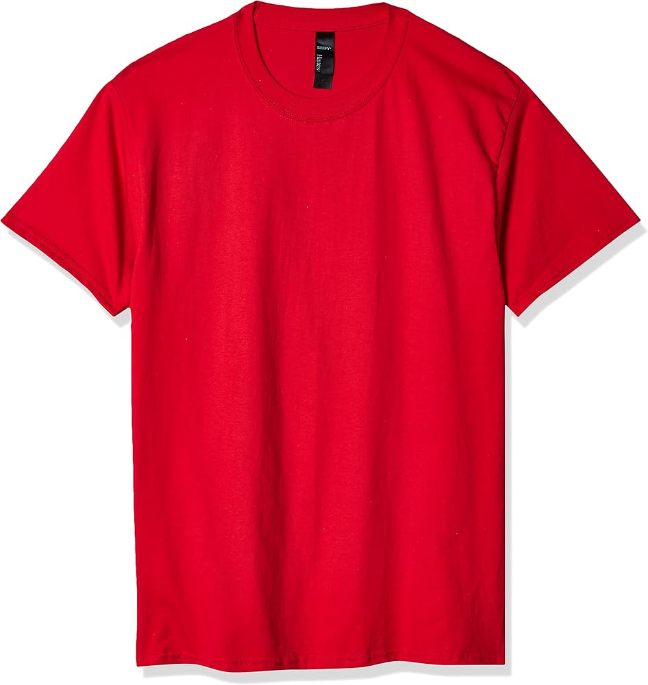 Hanes Beefy-T Men`s Tall T-Shirt Deep Red