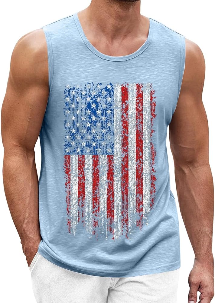 Gym Tank Tops for Men Fitness Vest Slim Vertical Stripes Fashion Sportswear Breathable Training Cotton Tank Top Men