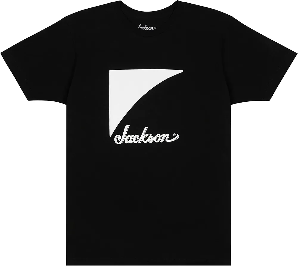 Jackson Shark Fin Logo T-Shirt, Black, Large