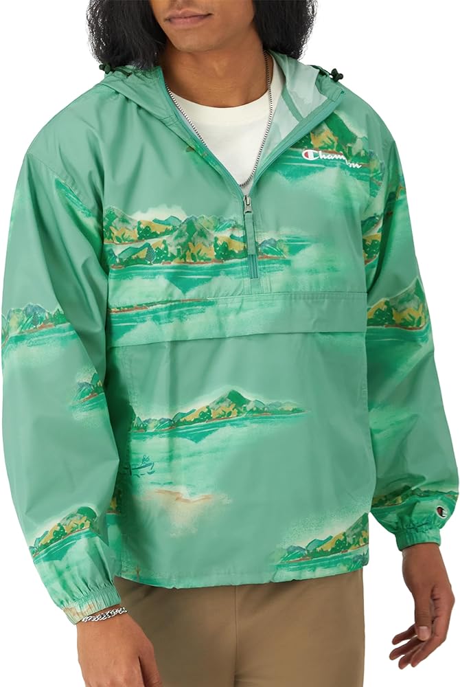 Champion Men's Jacket, Stadium Packable Wind and Water Resistant Jacket (Reg. Or Big & Tall)