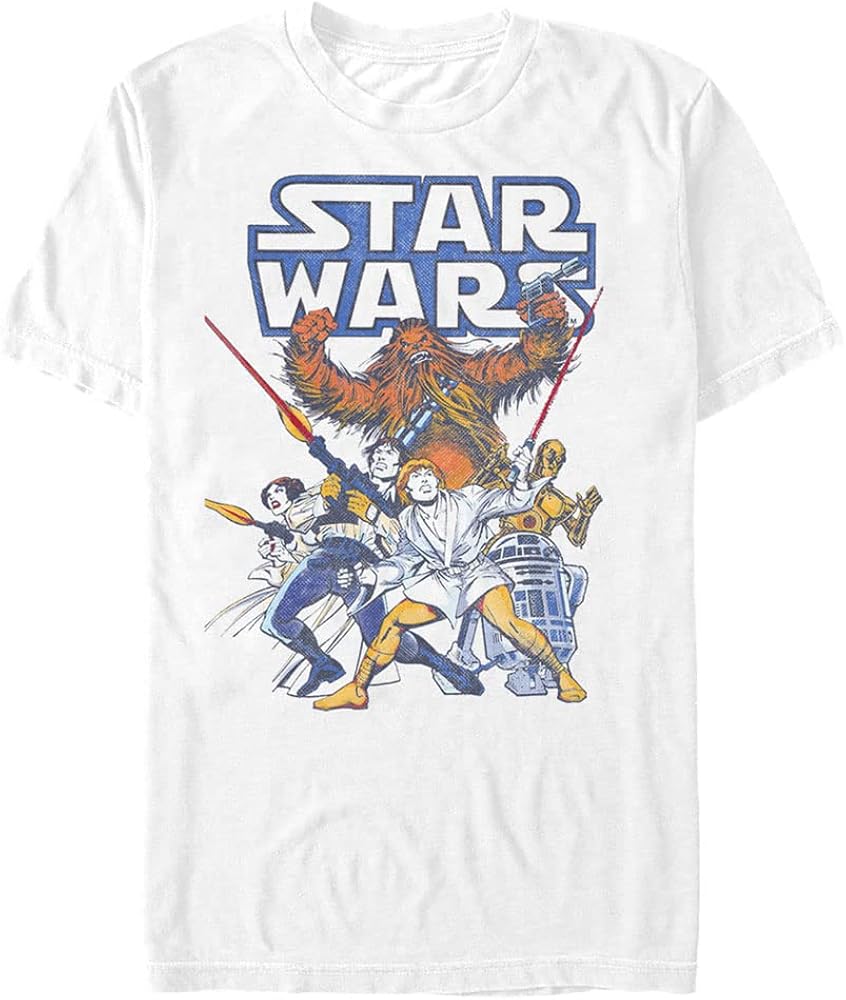 STAR WARS Big & Tall Heroic Crew Men's Tops Short Sleeve Tee Shirt