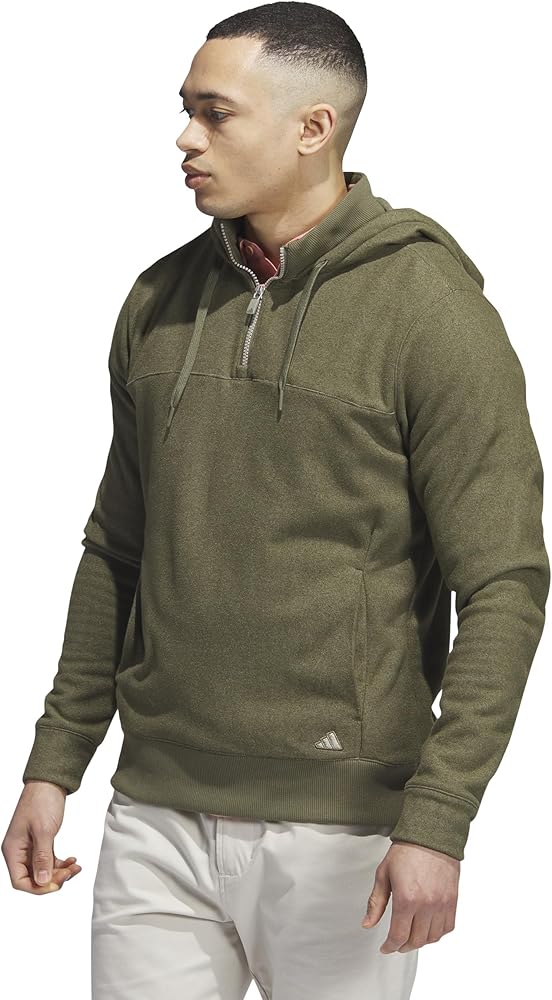 adidas Men's Go-to Quarter Zip Golf Hoodie